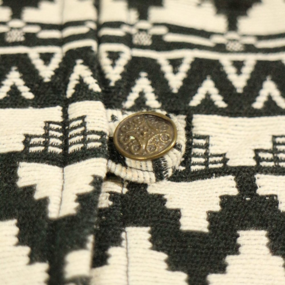 Vtg AUSTIN HARRIS Aztec Print Button Vest Sz XL Men - Picture 6 of 13